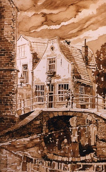 Bruggetje in Delft