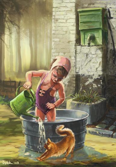 Spelen met water