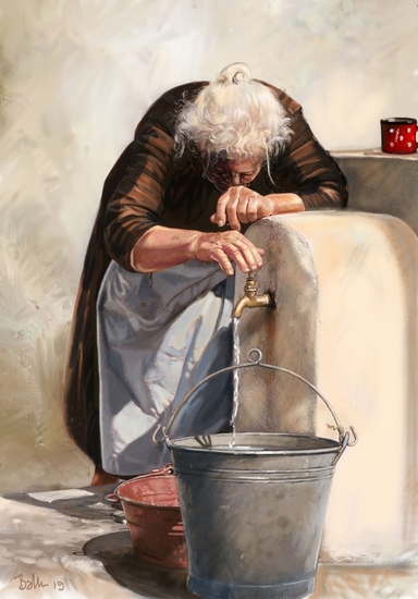 Oude vrouw 