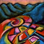 De landschappen zijn warme herinneringen aan de atmosfeer de lijnen en de muziek van de Bulgaarse natuur.