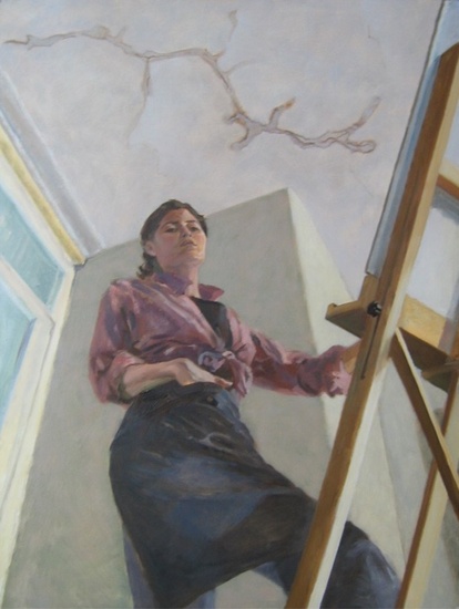 zelfportret aan ezel