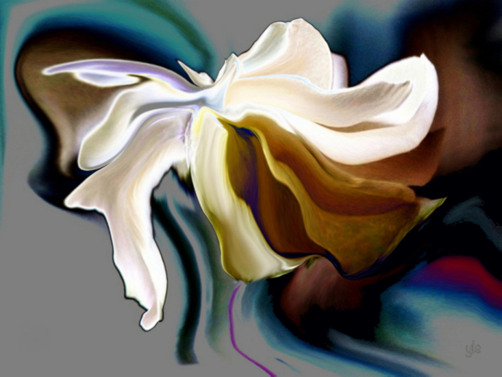 Roos veranderd in bijzondere creatie