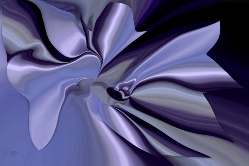 Sierlijke vormen in lila