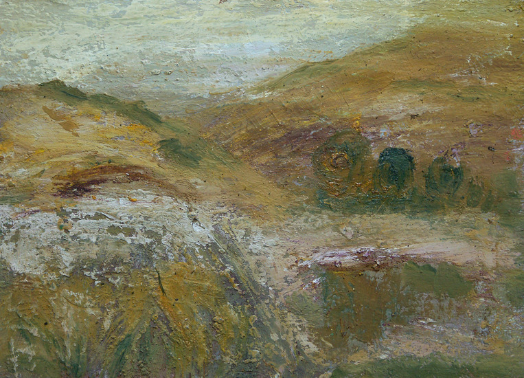 Zomers landschap in de Bourgogne