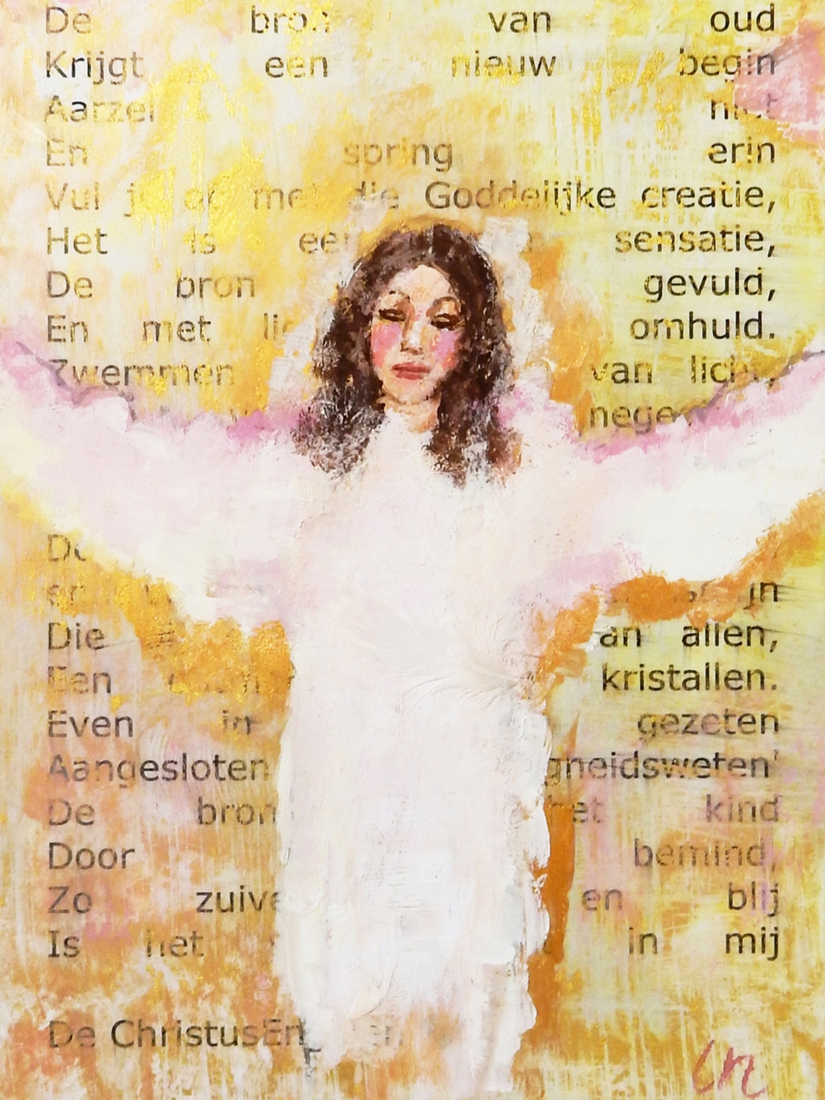 Schilderij  'LichtEngel'