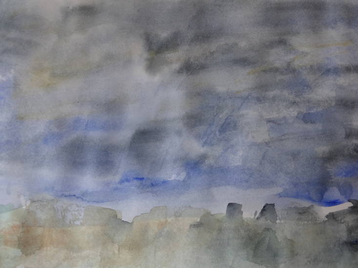 landschap grauw oktober