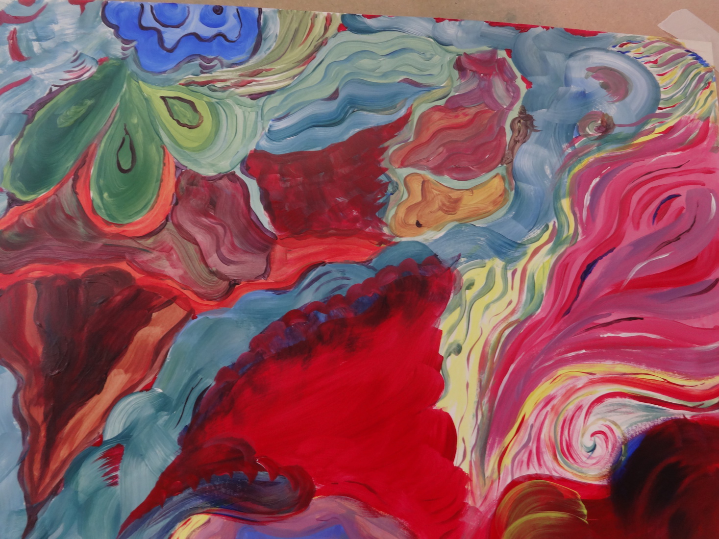 compositie van vormen en kleuren