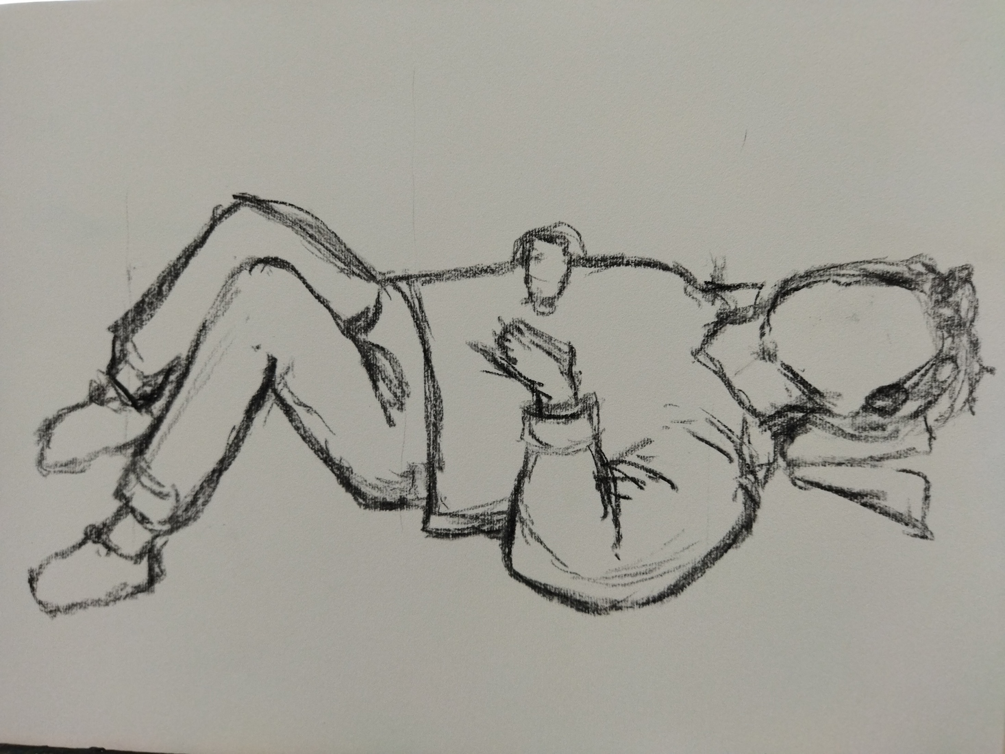 figuurschets liggend figuur