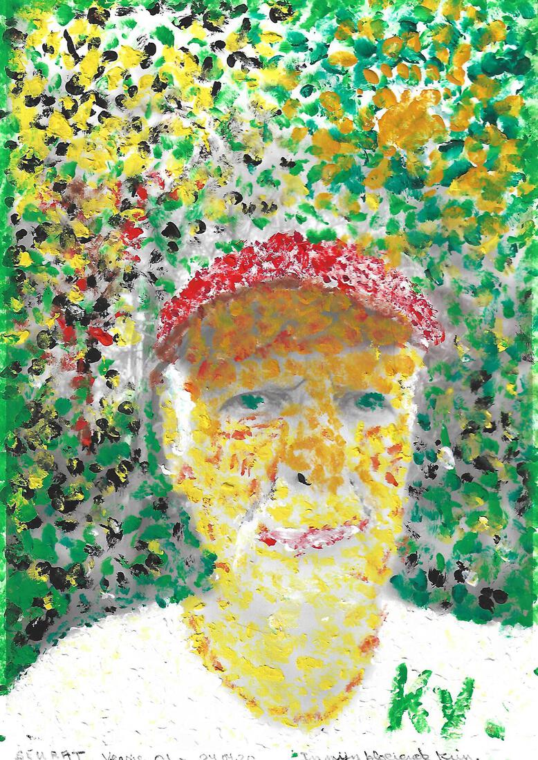 Seurat in mijn tuin