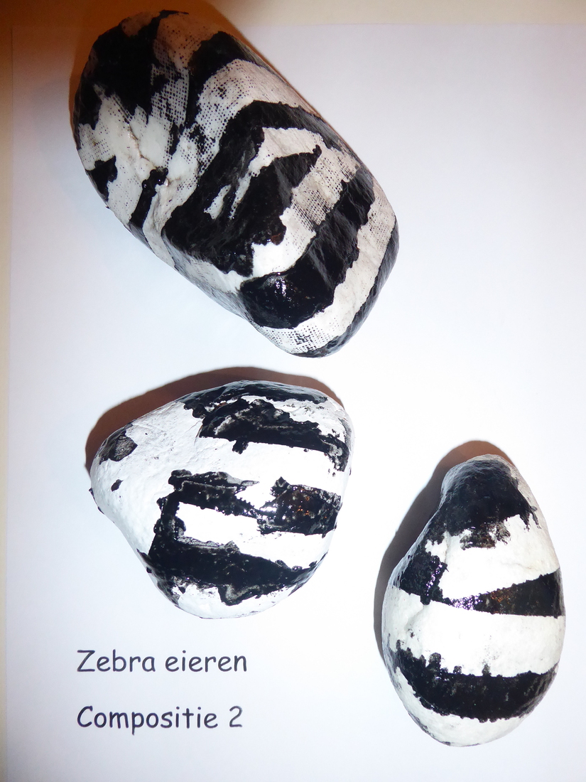 Zebra eieren compositie 2