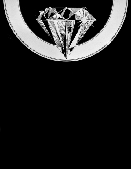 poster voor een Diamant tentoonstelling 1960