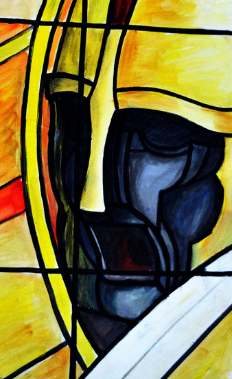 studie van een figuur uit Apocalyps IV