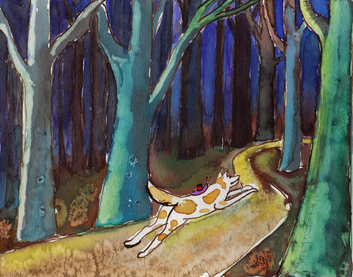 slakkie en snuffie in het bos