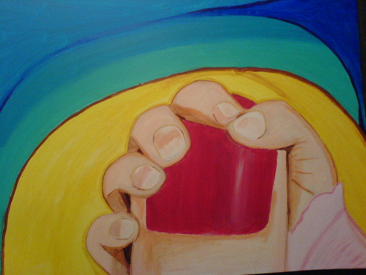 Mama-een kinderhand is snel gevuld.