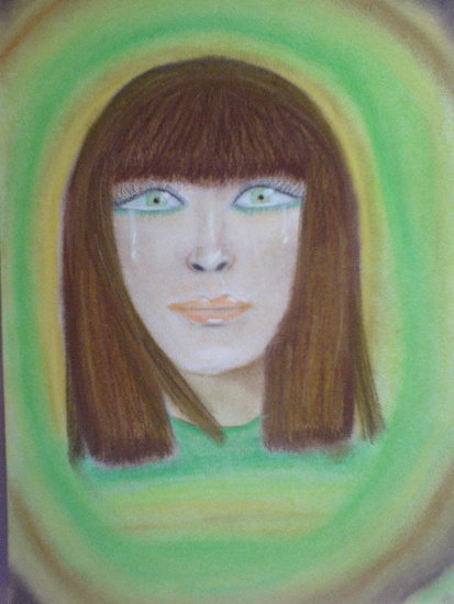 Een vrouw in tranen...VERKOCHT