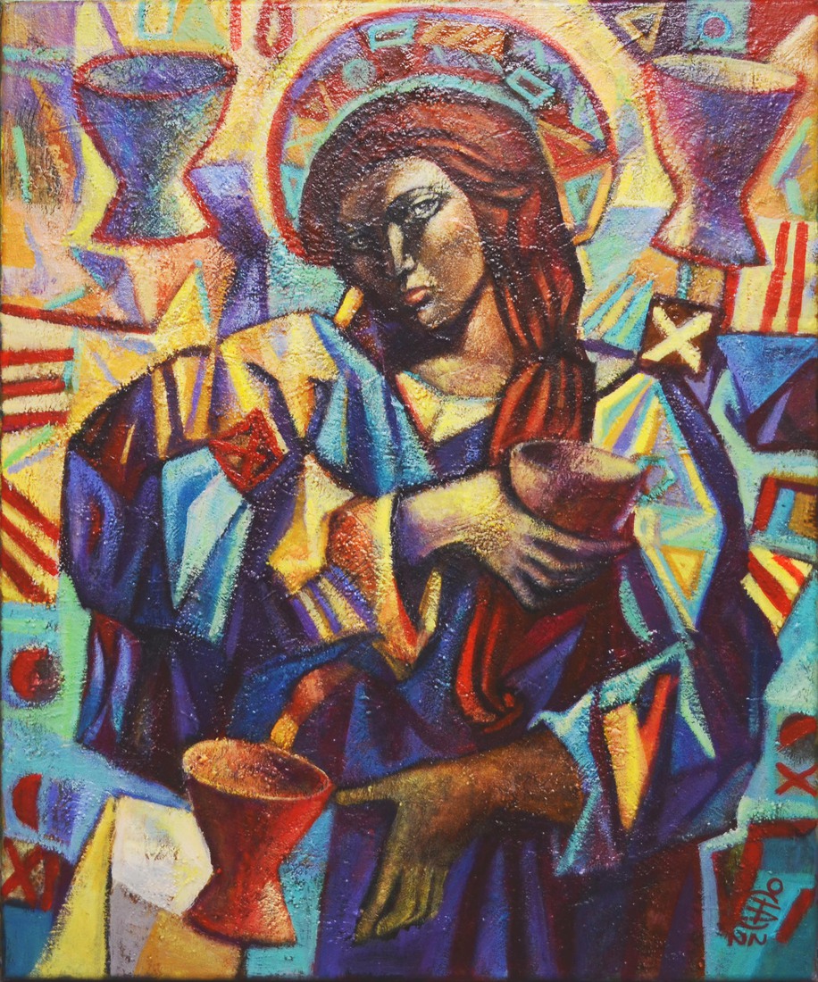 Tarot. Kelken koningin.