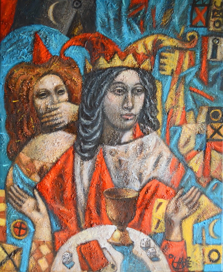 Tarot. Kelken prins.