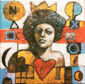 Werken met formaat niet groter dan 30x40sm.