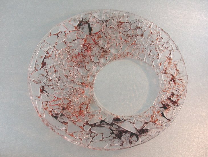 Fragmentos schaal van glas