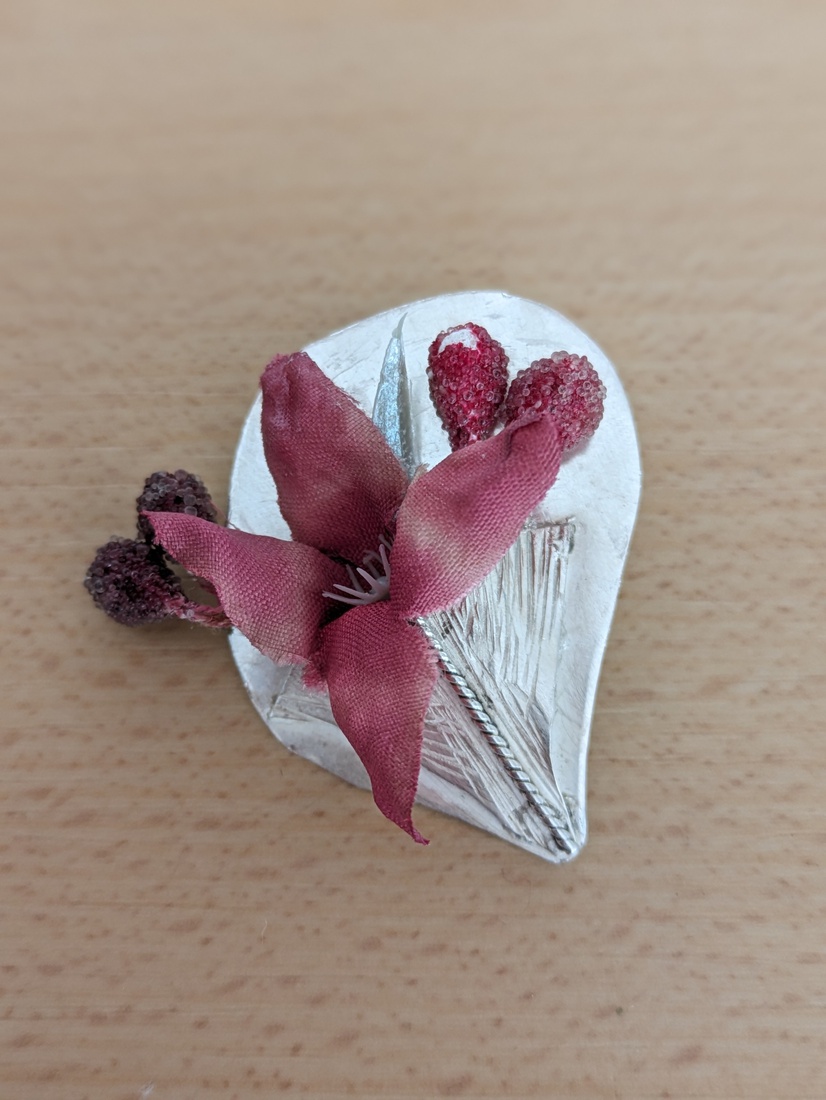 I'll bring you flowers Broche van zilver 925 