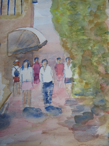 Aquarellen, vaak plein air geschilderd