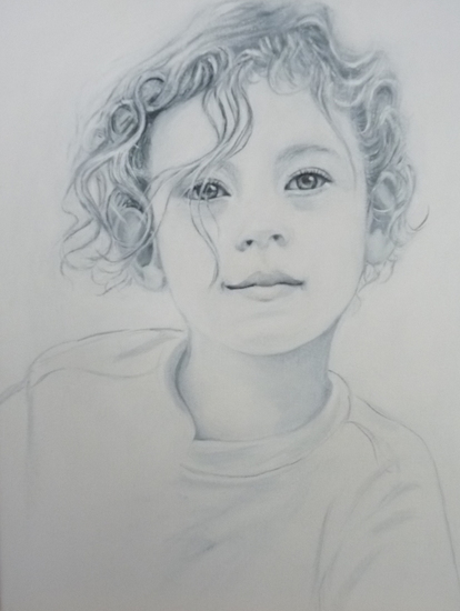 Portret van Vincent 5 jaar 