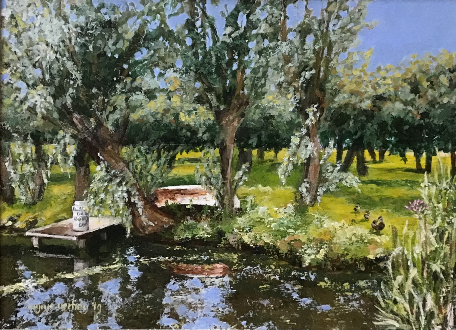 Boomgaard in Wijngaarden