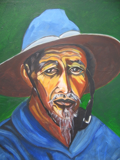 Mr Song / Portret van een boer uit Tibet