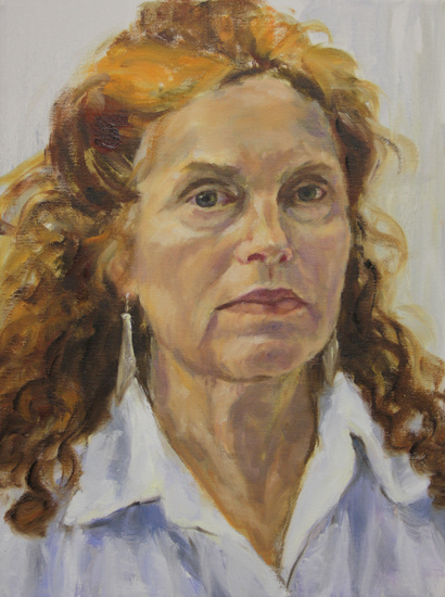 Zelfportret olieverf 2011