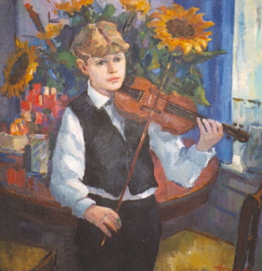 Jonge violist Martijn