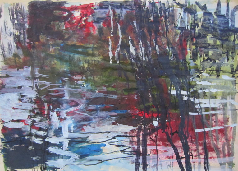 gekleurde weerspiegelingen