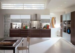 This gives an idea of a few of her interior projects.