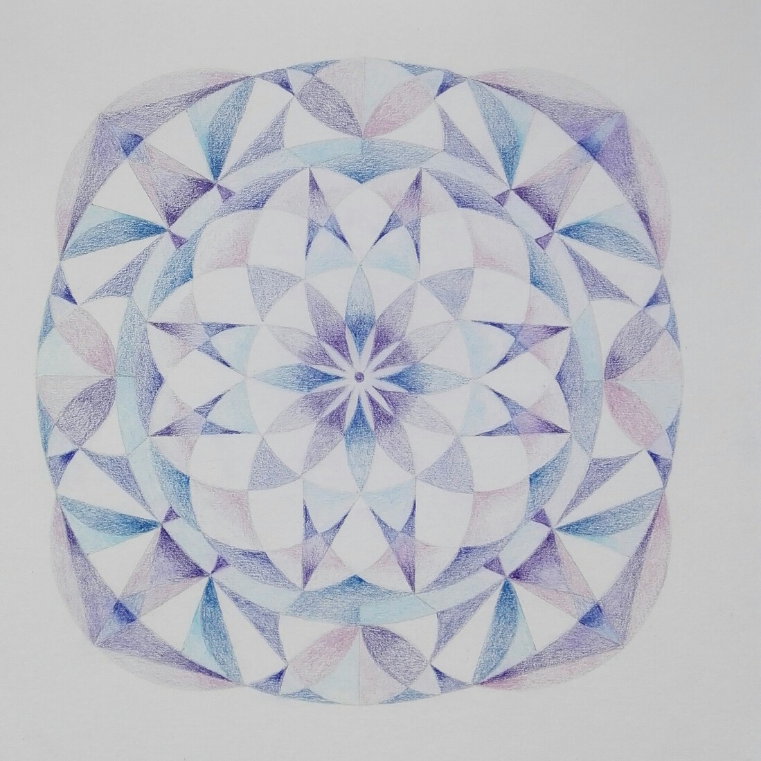 Mandala paars/blauw