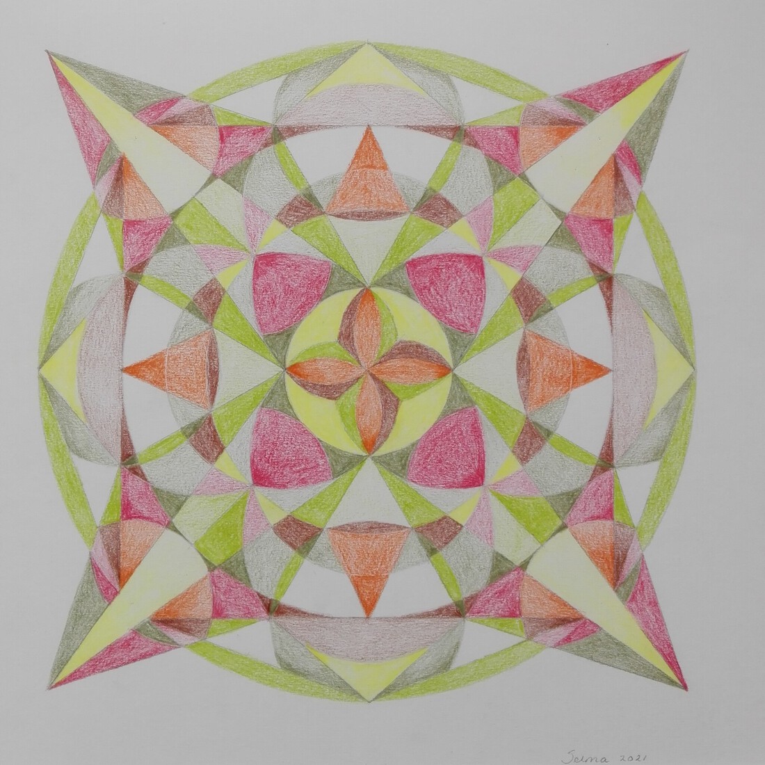 Mandala voor Wim