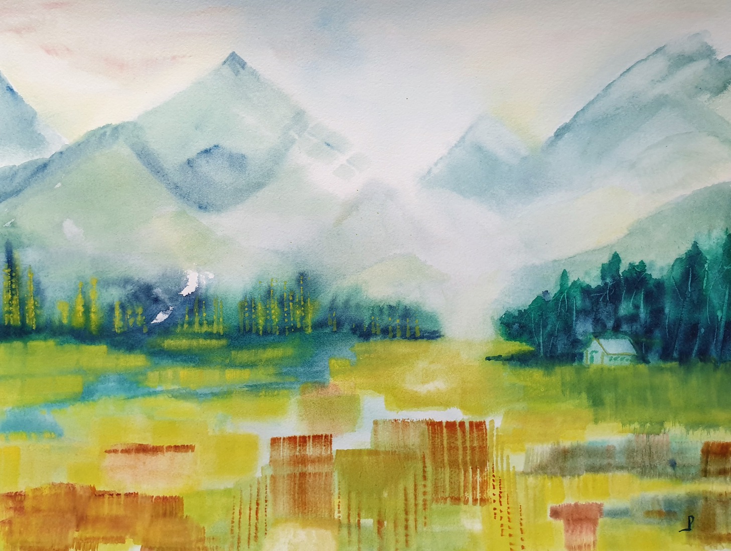 Berglandschap.