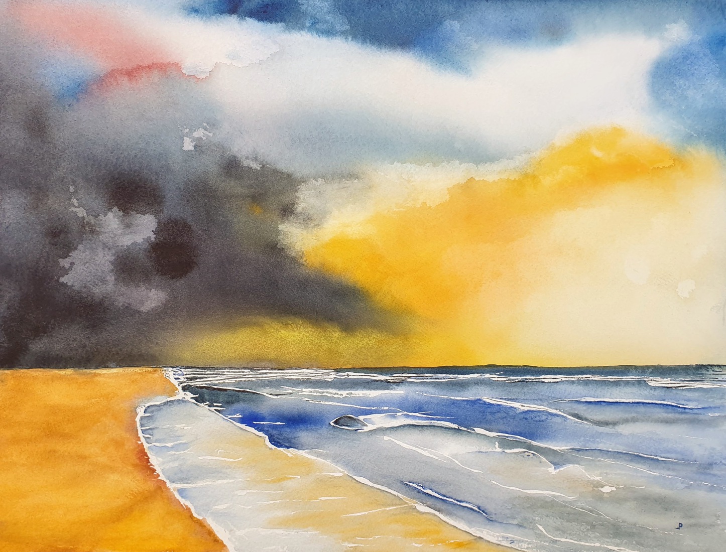 Zicht op zee.
