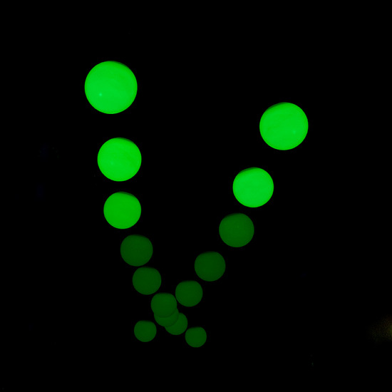 Glow Large Pendulum Wave in green