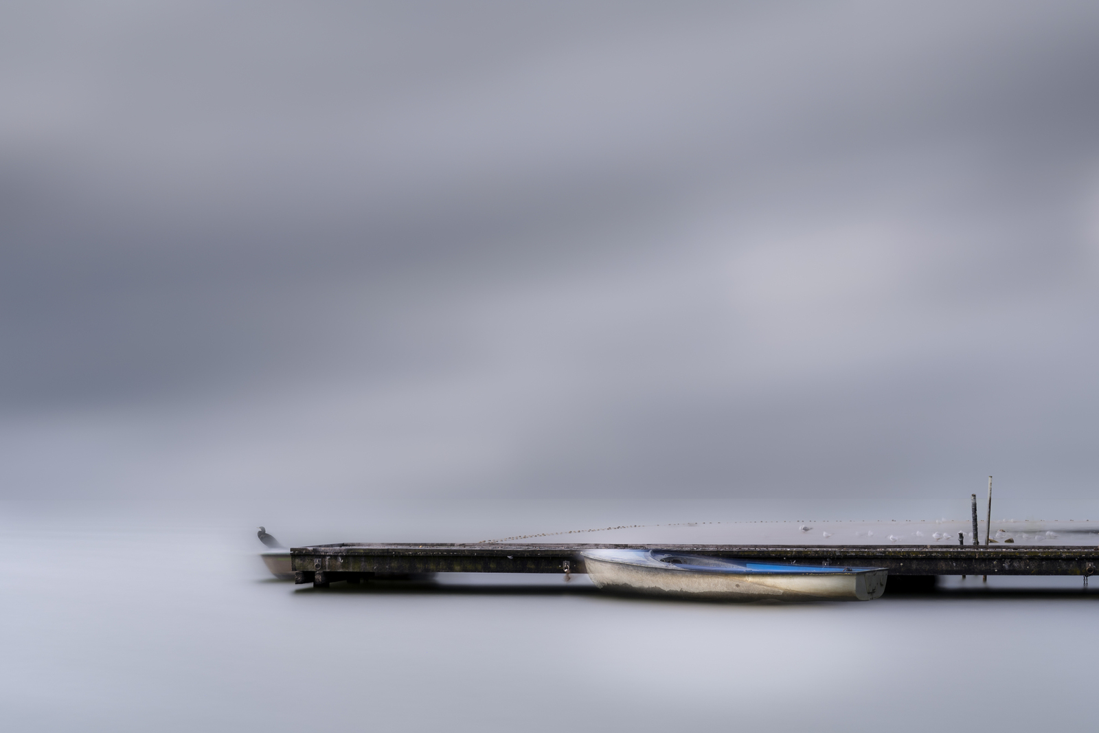 Rustpunt in het water