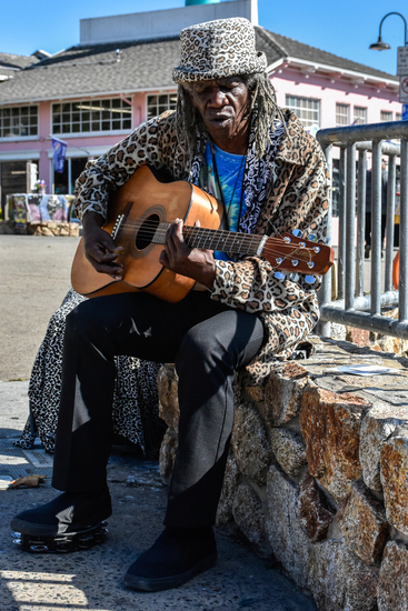 Muzikant in Monterey