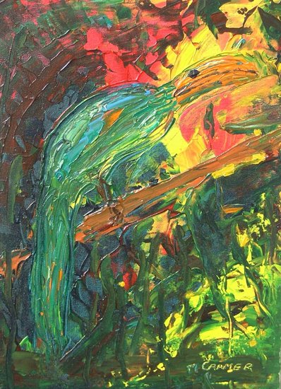 morning call in the rainforest