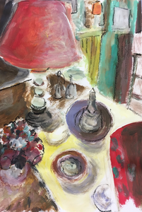 In deze fotogalerij vindt u recent werk wat gemaakt zowel op papier als doek. Een zoektocht naar nieuwe thema's en technieken uitgedrukt in inkt, krijt, acryl, olieverf of houtskool.