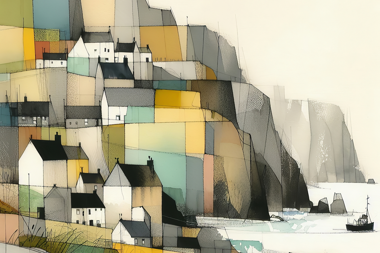 #GA 161 Village on the cliffs 005	