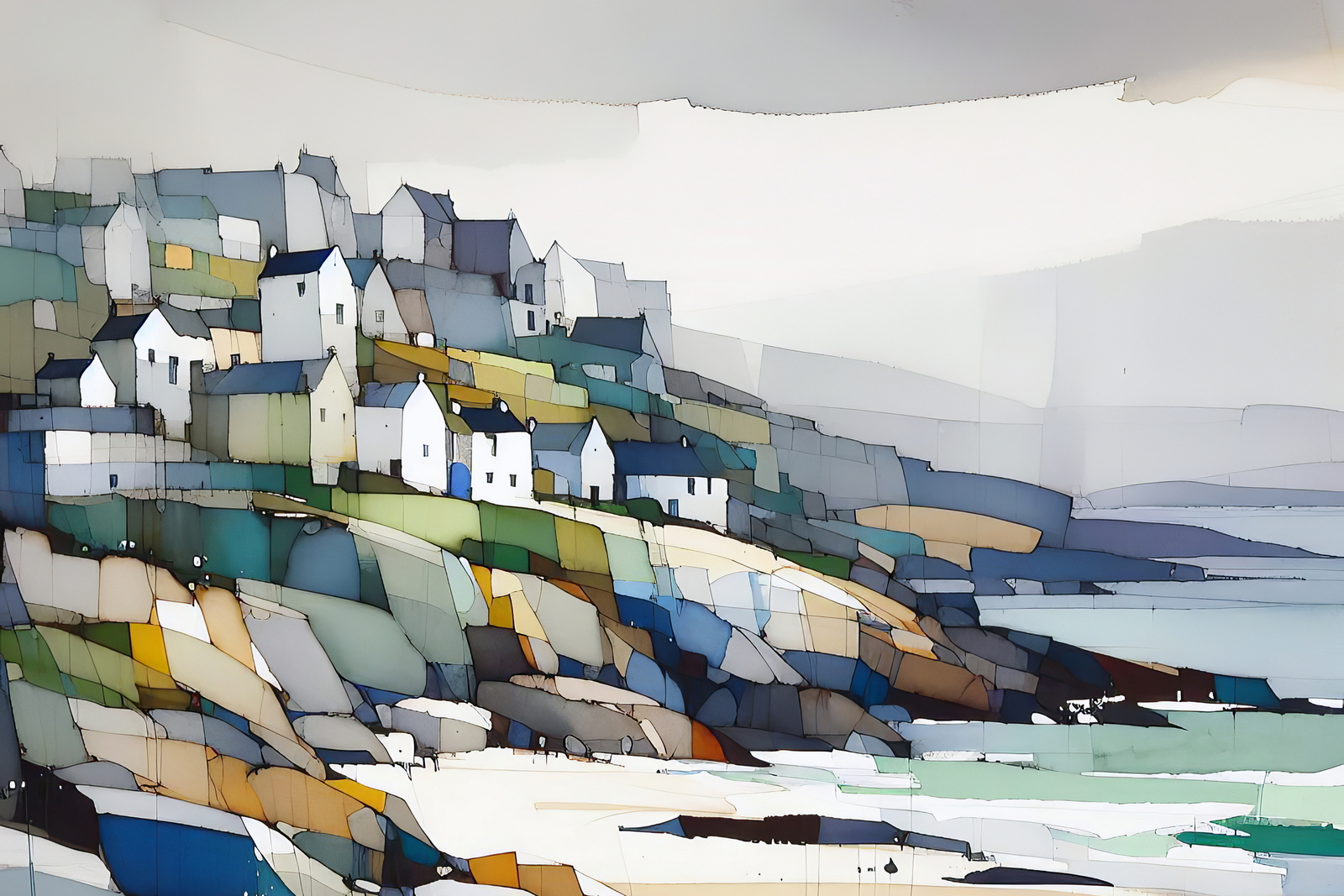 #GA 176 Village on the cliffs 0039	