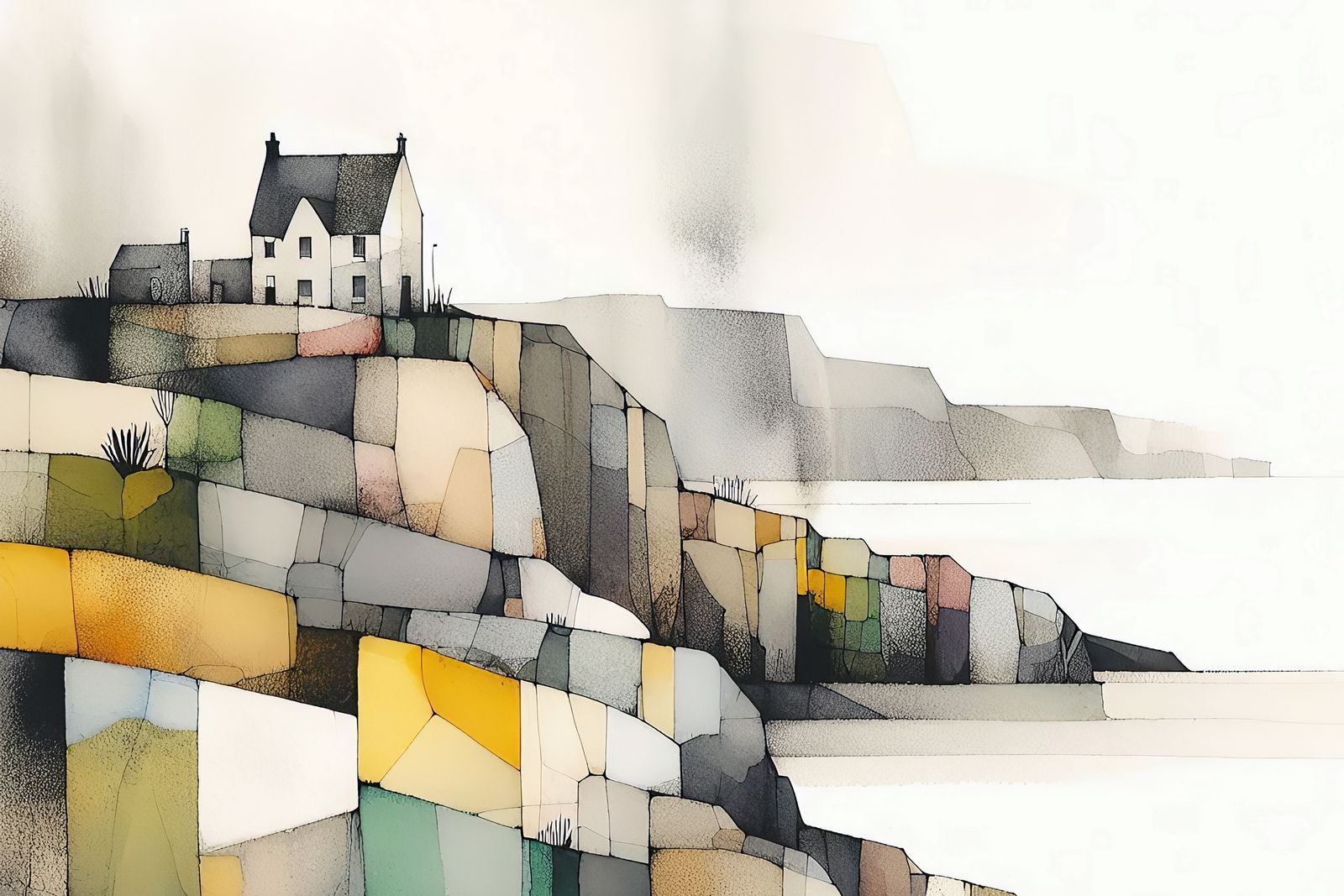 #GA 178 Village on the cliffs 022	