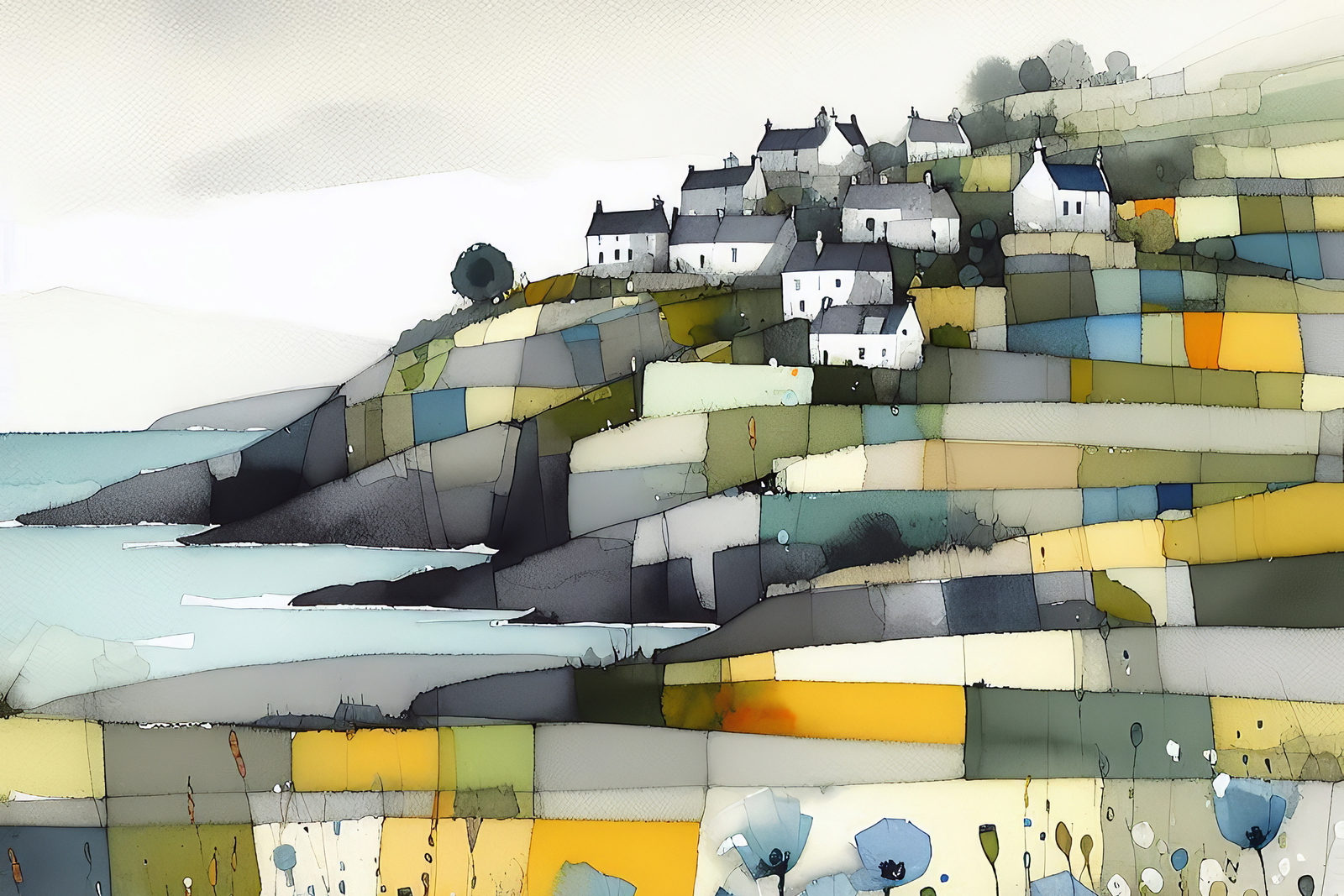 #GA 189 Village on the cliffs 033	