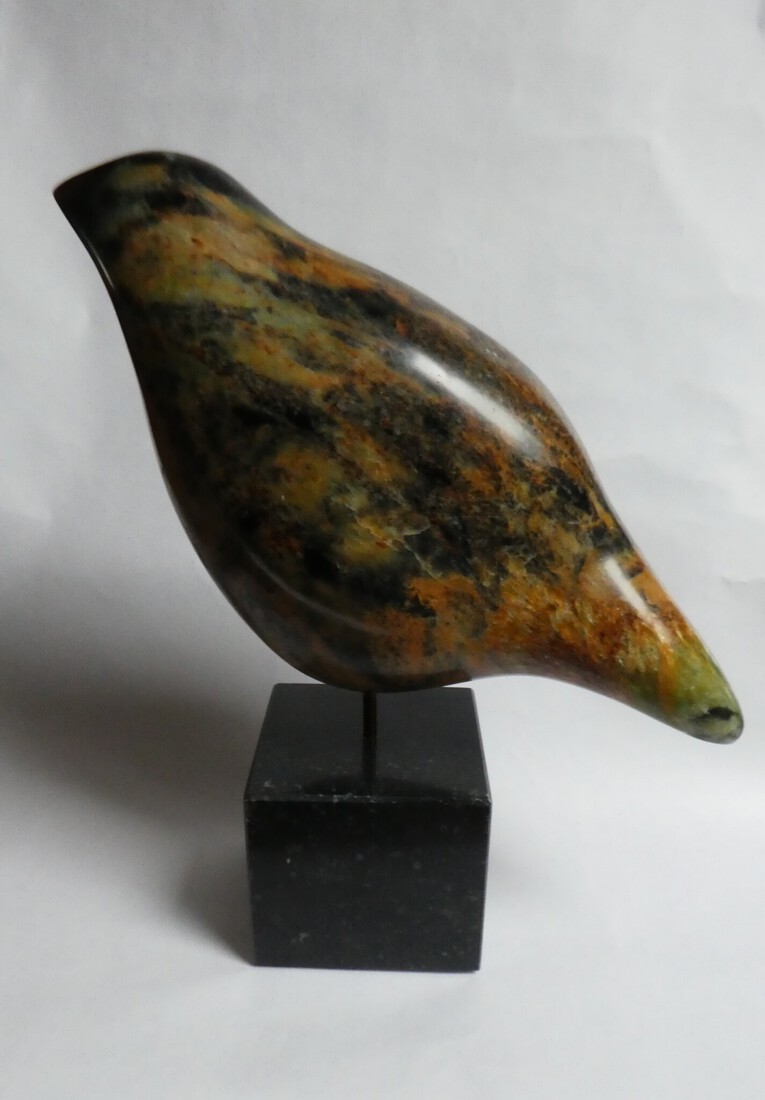 Vogel, gemaakt van Braziliaanse speksteen