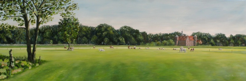 Kasteel Croy met koeien