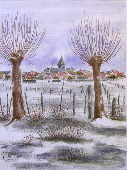 Winter in Sint-Denijs.