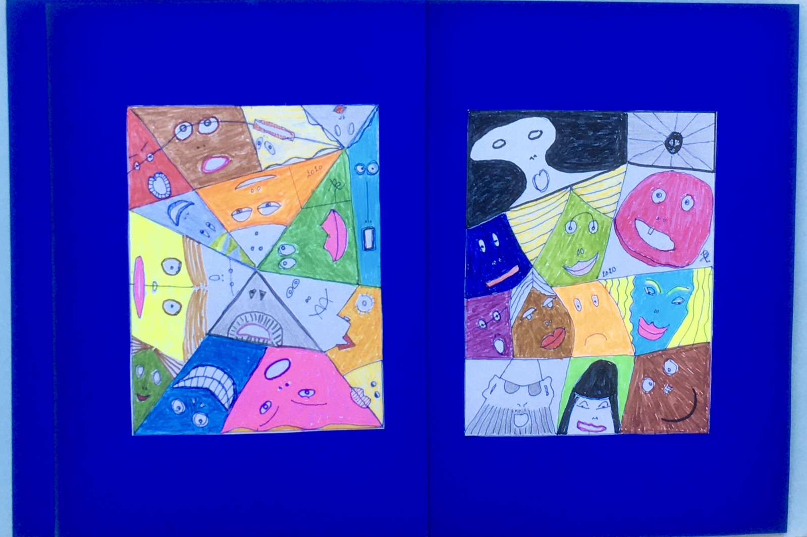 Coloured Map III . Gekleurde map III  .