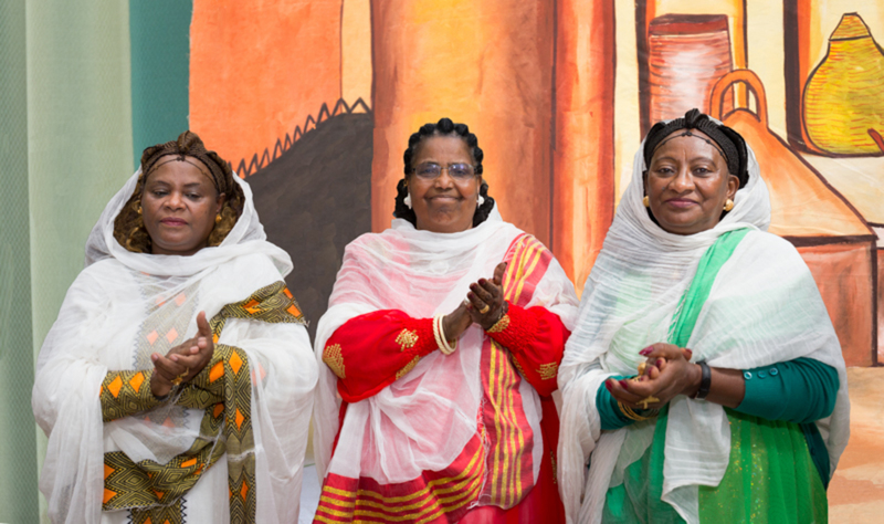 Eritrese klappende dames